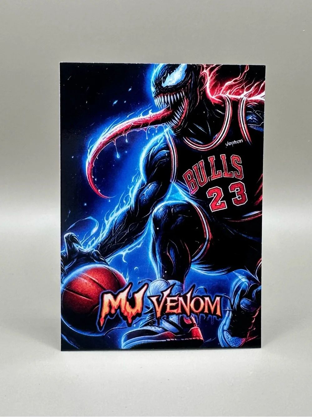 Michael Jordan MJ Venom Basketball Card. Chicago Bulls.